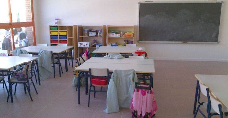 Aula del CEIP Miguel Delibes en Sanse