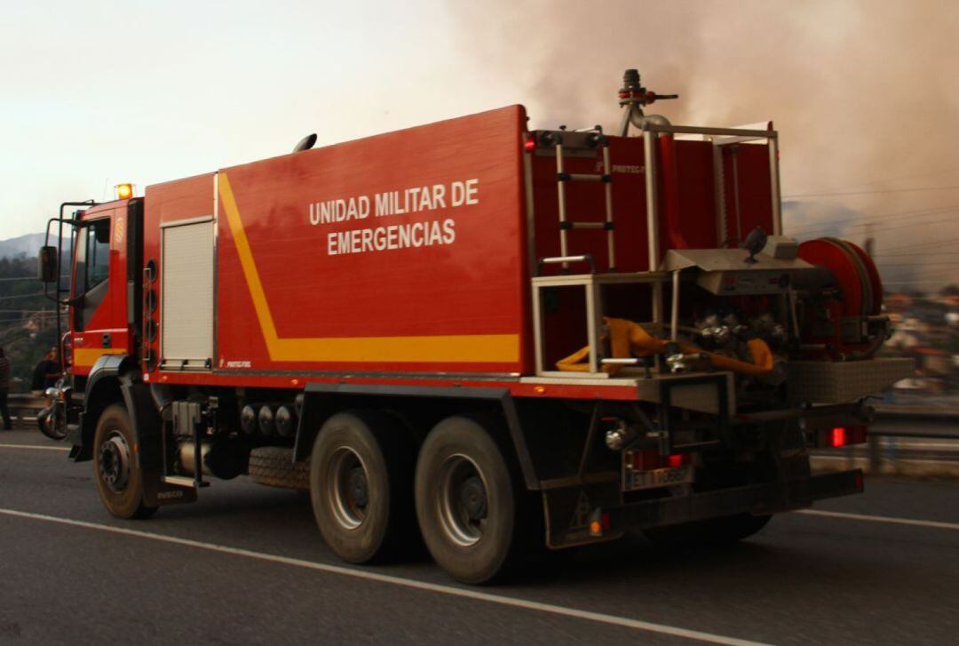 La UME tindrà material a Maó per actuar ràpidament en cas d'incendi.
