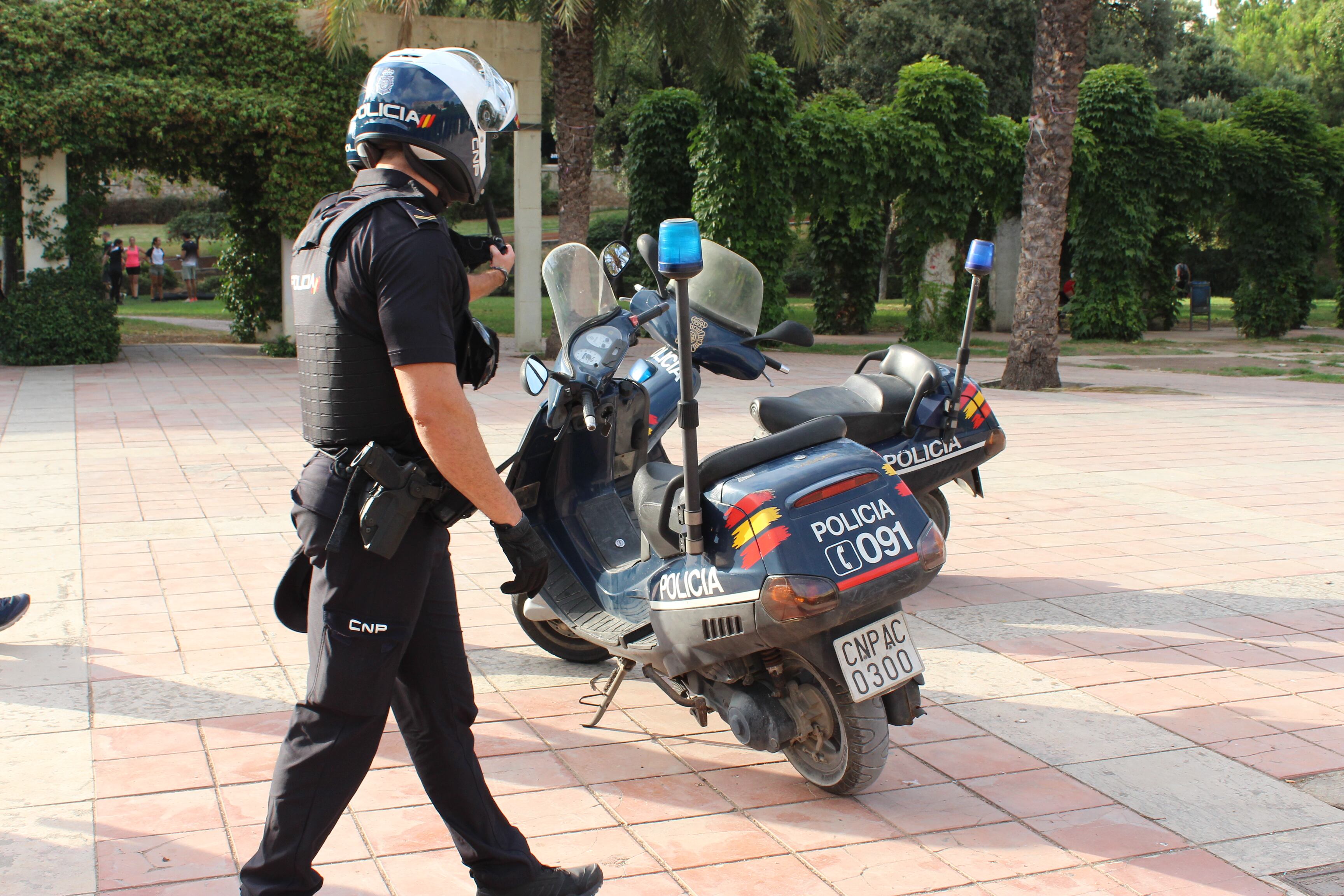 Imagen de archivo de un agente de la Policía Nacional