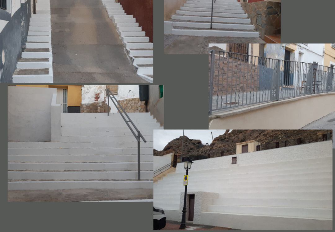 Arreglos en la Plaza de San Blas de Sax 