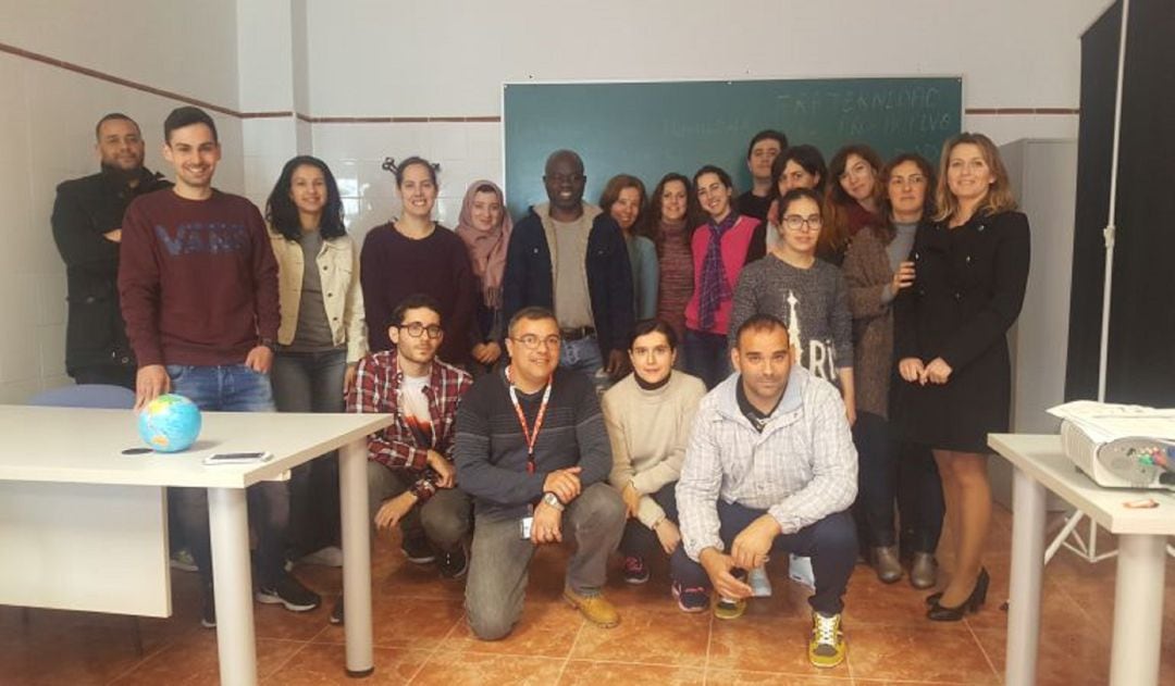 Alumnos de una de las Lanzaderas de Empleo de la Fundación Santa María la Real