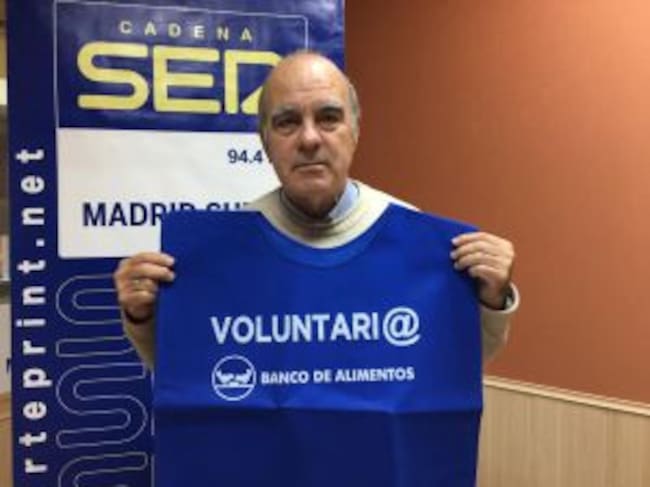 José Angel Armada, delegado del Banco de Alimentos en el sur de Madrid
