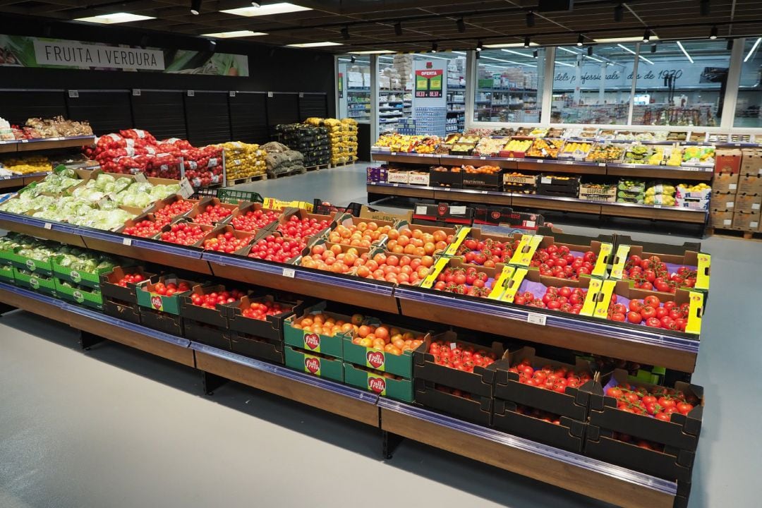 Un supermercado en Figueres (Girona)