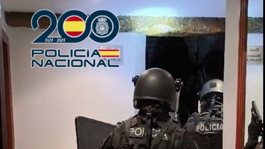 Intervención de la Policía Nacional