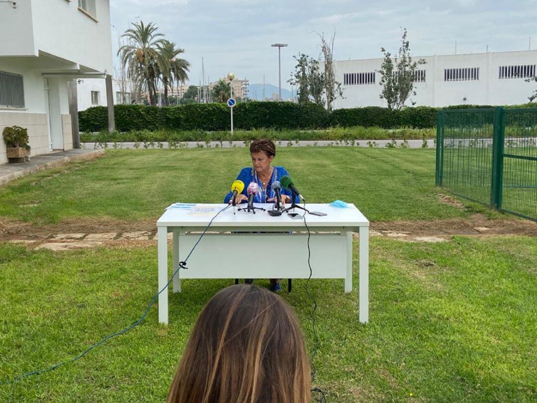 La delegada territorial de la Agencia estatal de Meteorología (AEMET) de las Islas Baleares, María José Guerrero