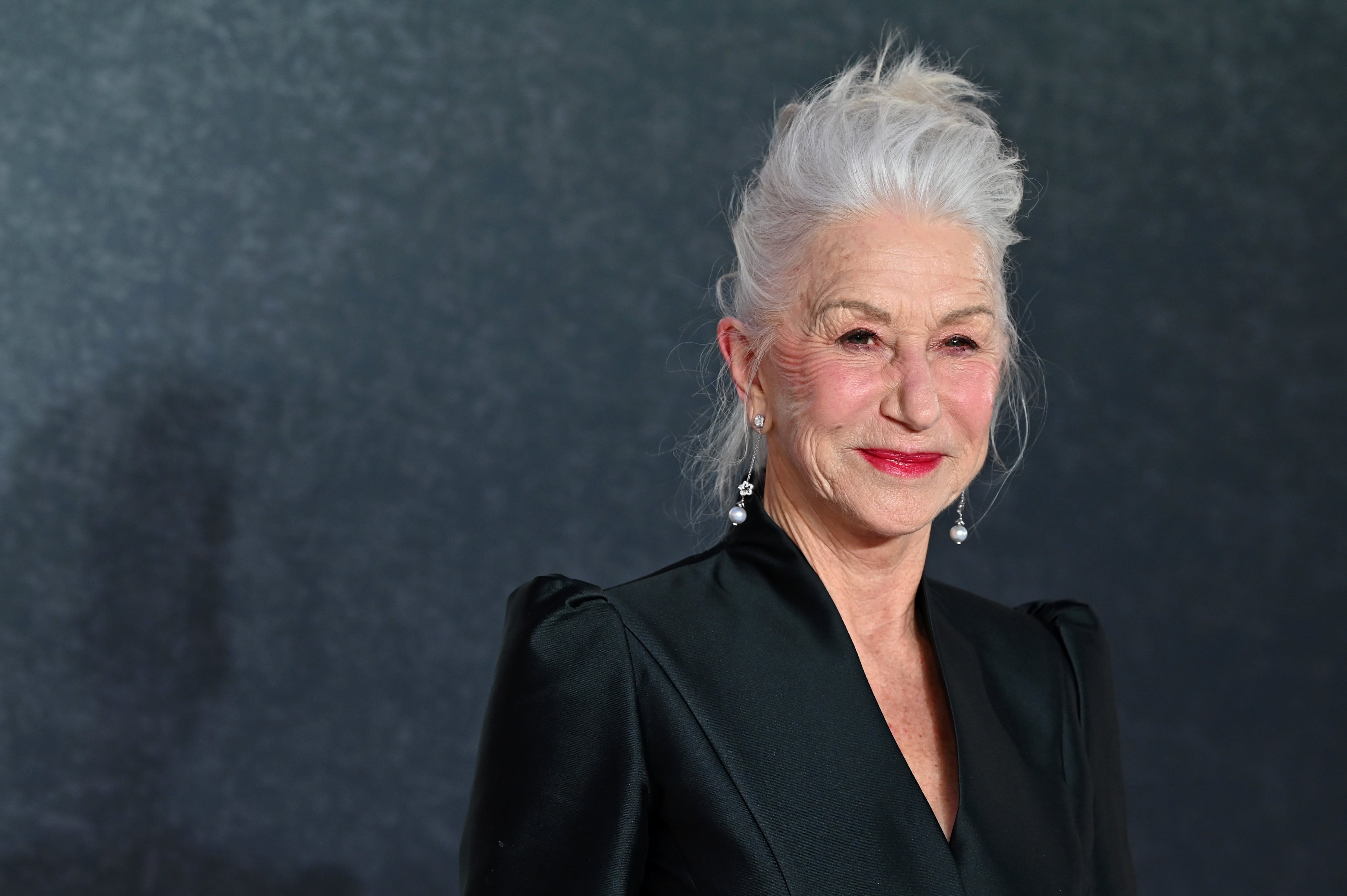 La actriz Helen Mirren en la premiere de la serie 'MobLand', el 27 de marzo de 2025, en Londres. Joe Maher/Getty Images.