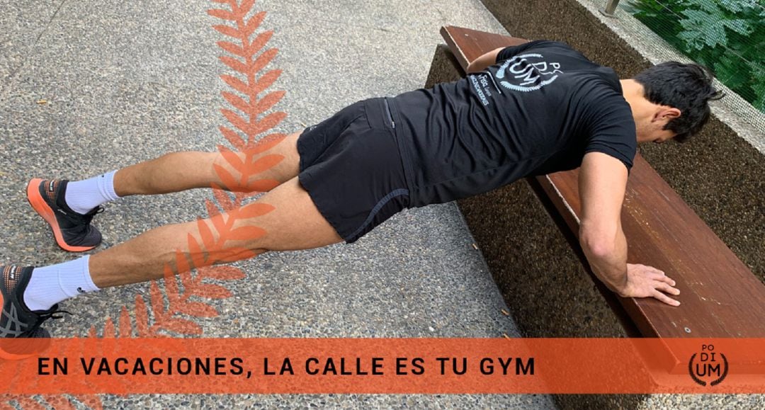 El gym, también en vacaciones y en la calle