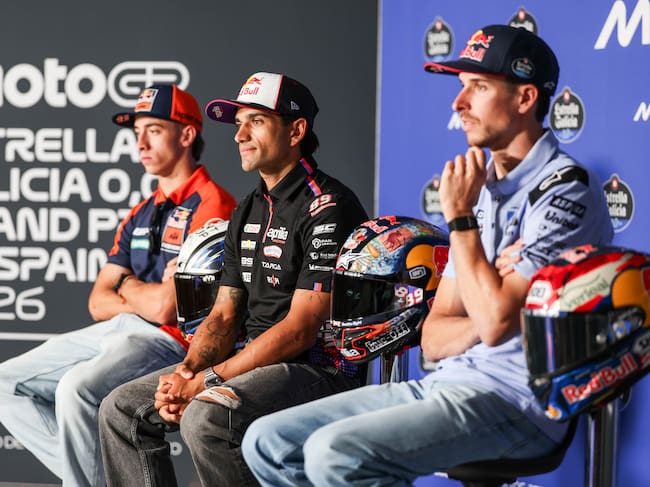 Rueda de prensa oficial de MotoGP en el Circuito de Jerez