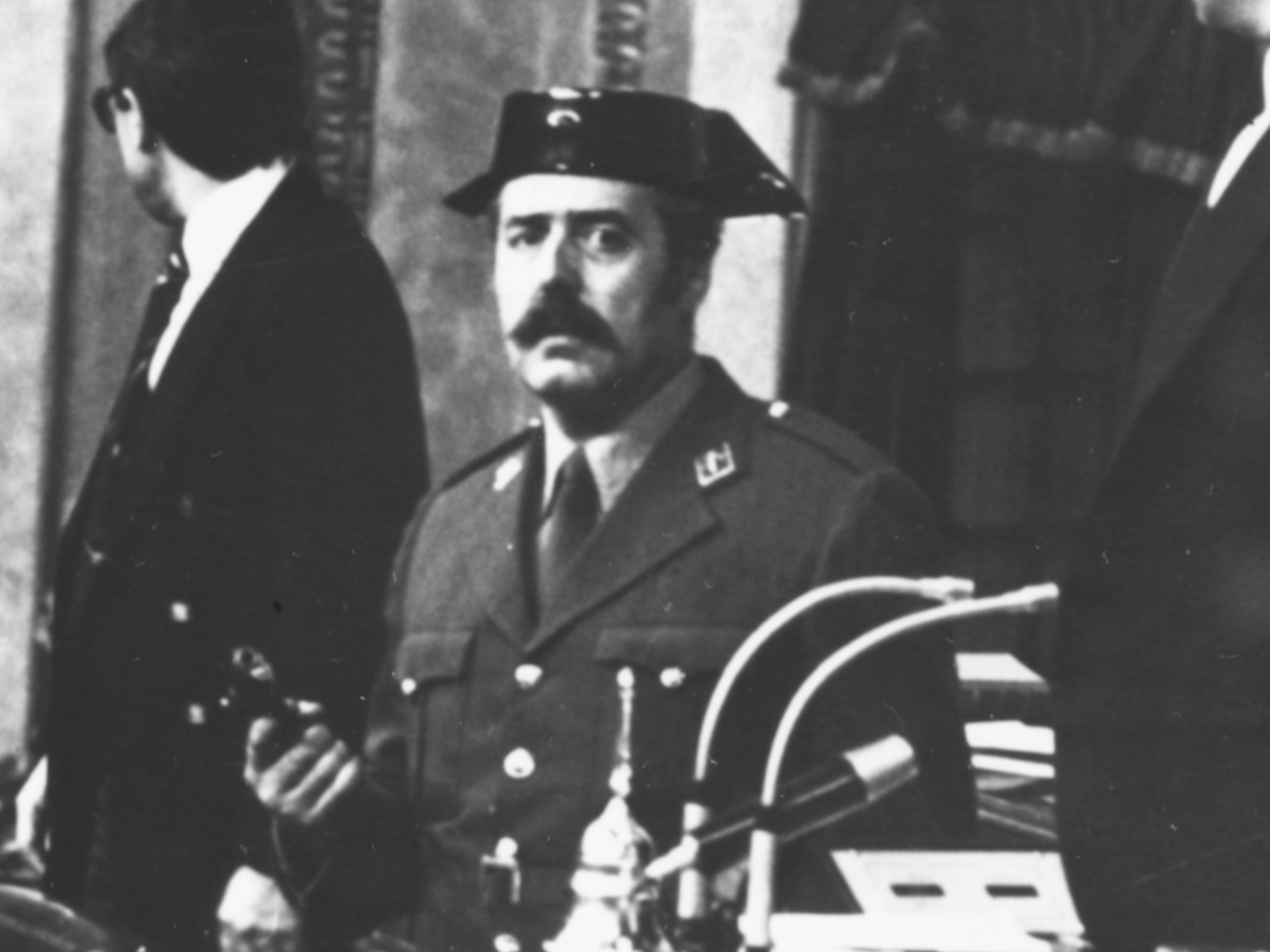 El coronel Antonio Tejero durante el golpe del 23-F