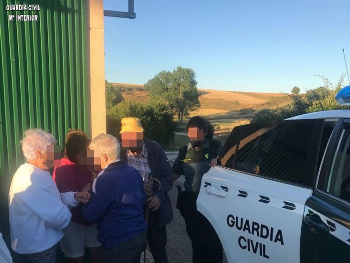 La Guardia Civil localiza a una mujer con alzheimer que se había desorientado