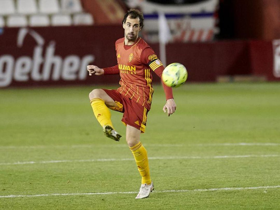 Eguaras, durante una acción el Carlos Belmonte de Albacete