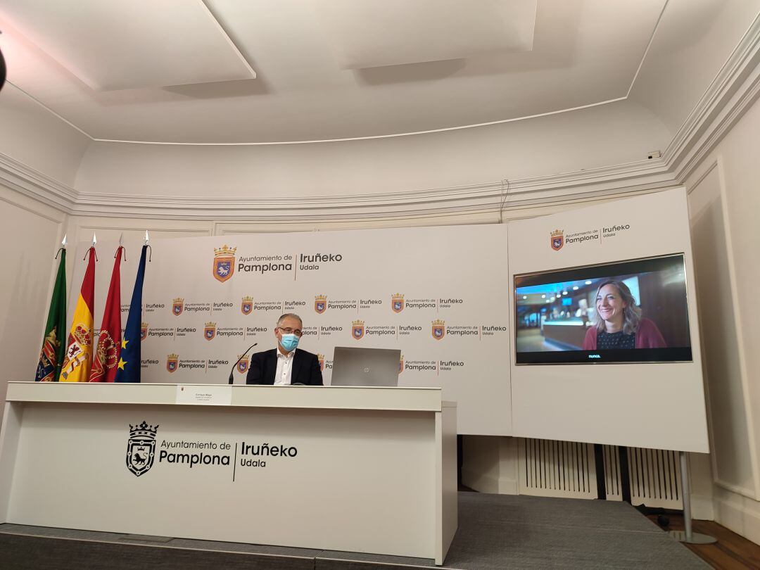 Enrique Maya, alcalde de Pamplona.