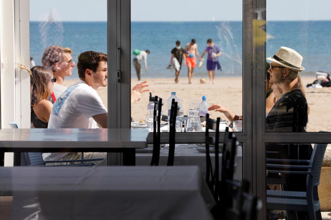 Restaurante en una playa de València