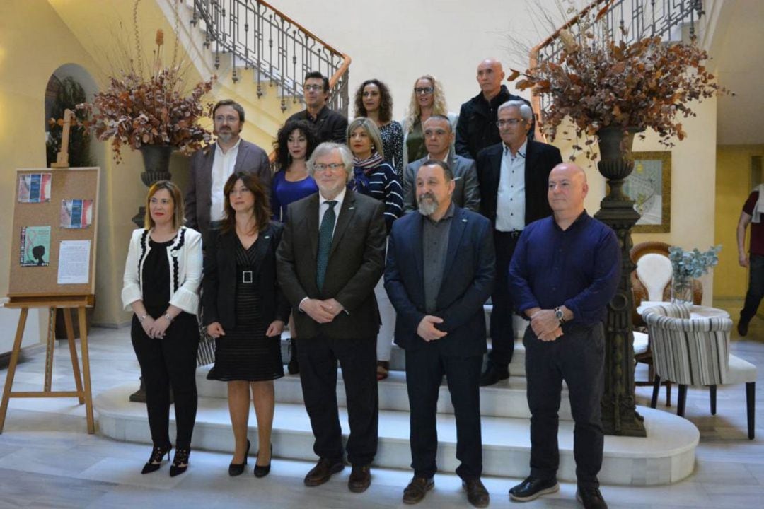 Foto de la candidatura en la presentación oficial