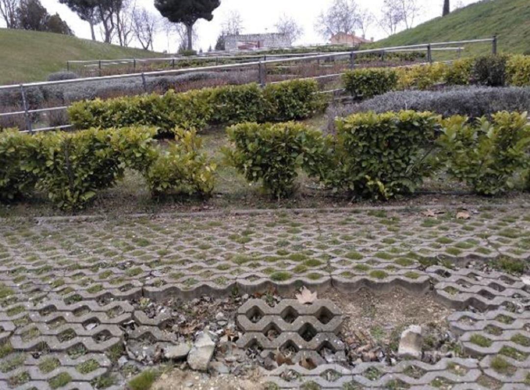 El parque Allendeduero está muy deteriorado