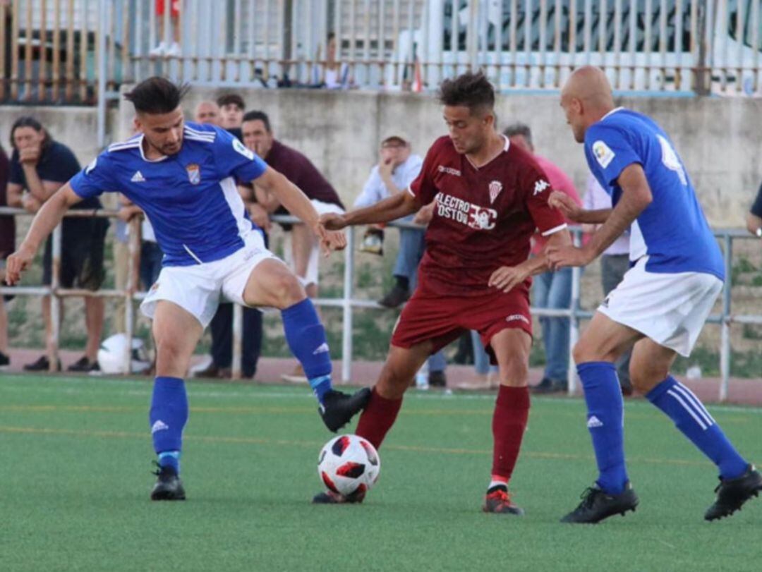 Imagen del partido disputado en La Granja