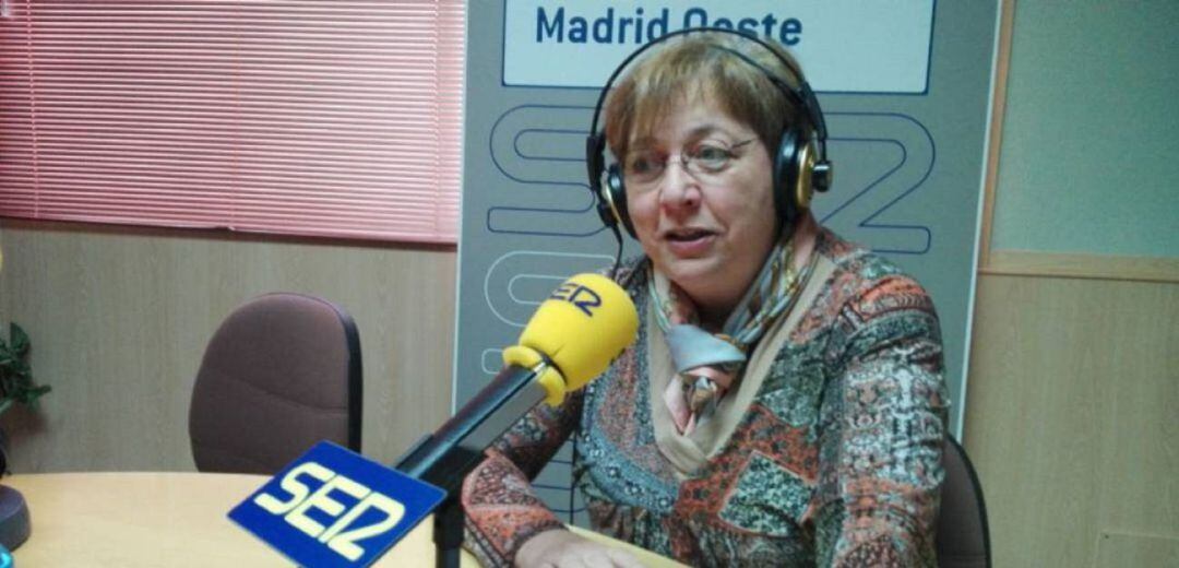 Victoria Jiménez, psicóloga, en los estudios de Ser Madrid oeste