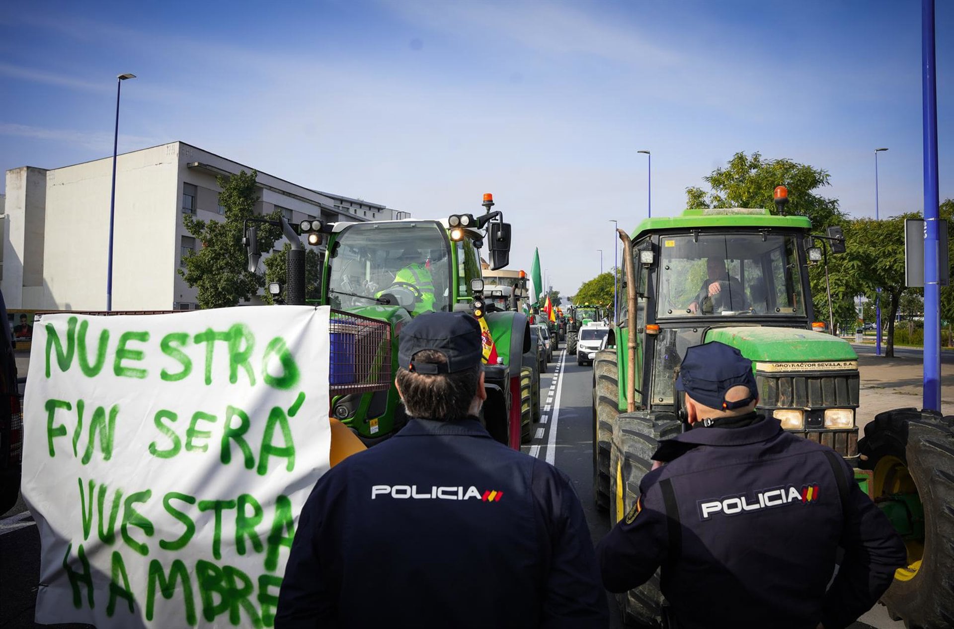 Imagen de archivo de una tractorada en Sevilla/María José López / Europa Press