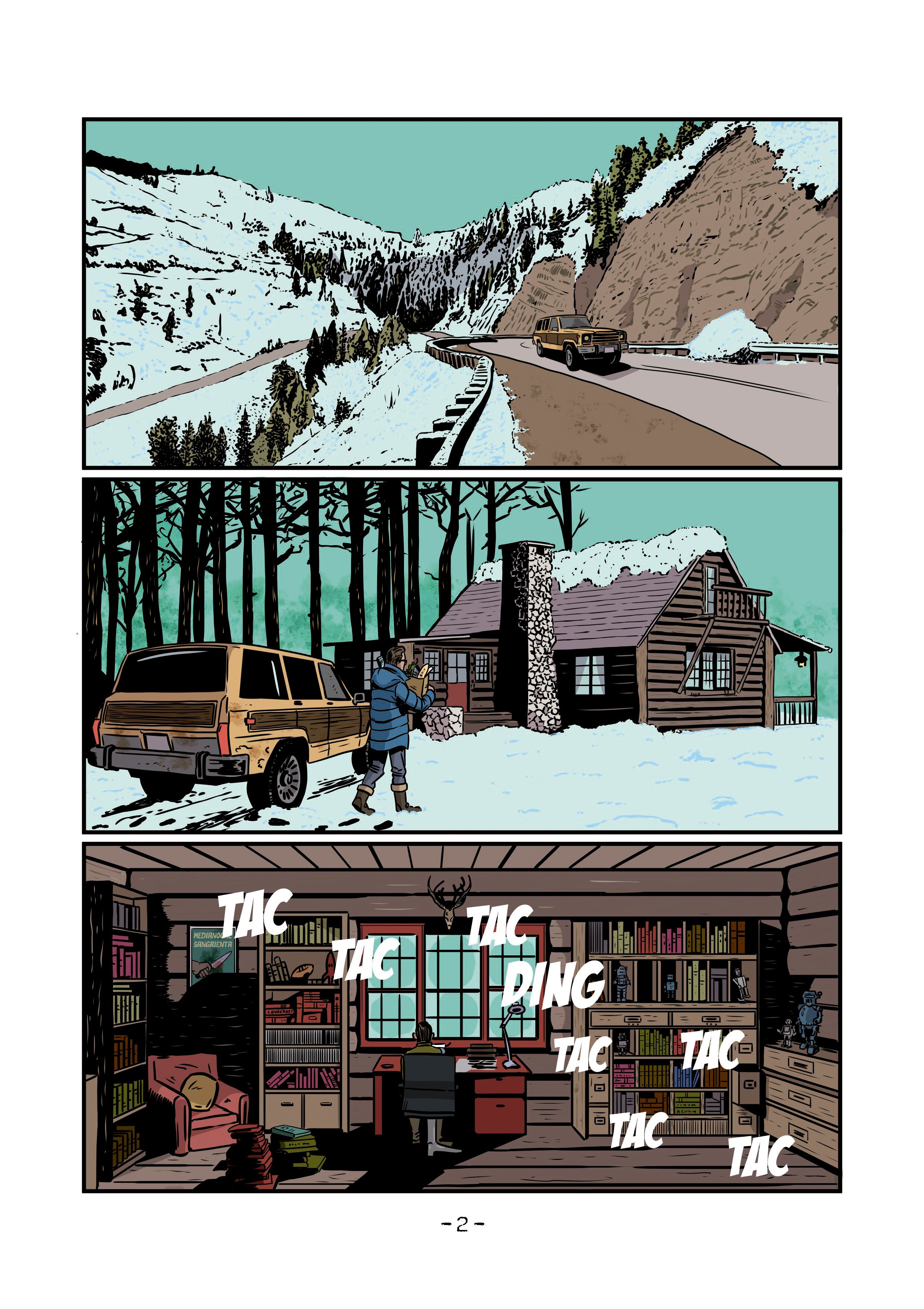 Imagen del cómic ganador del concurso de cómic de Blanca