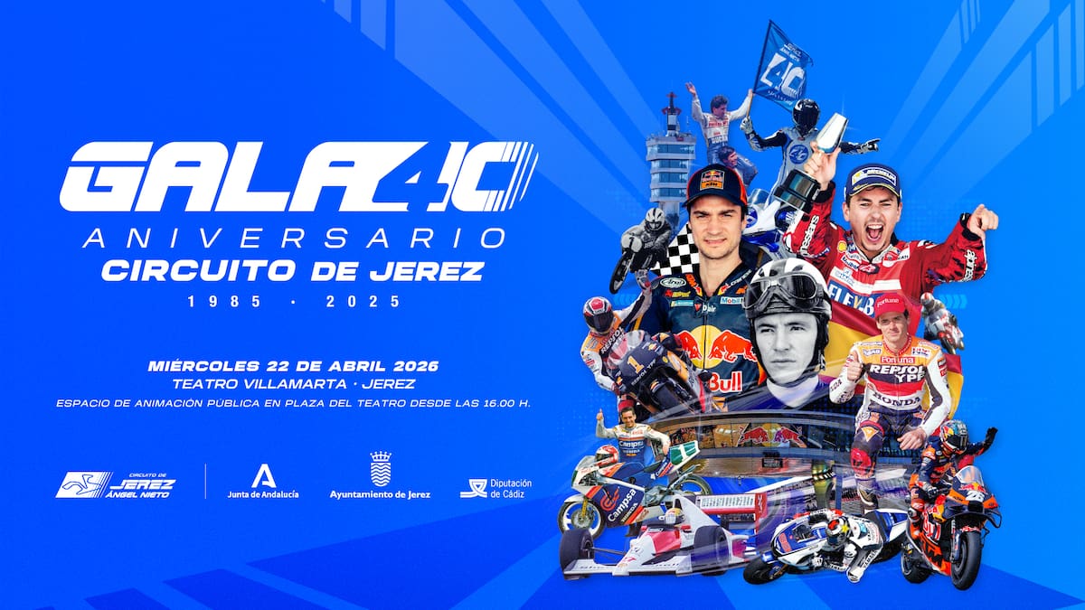 La Gala por el 40 aniversario del Circuito llenará Jerez de estrellas