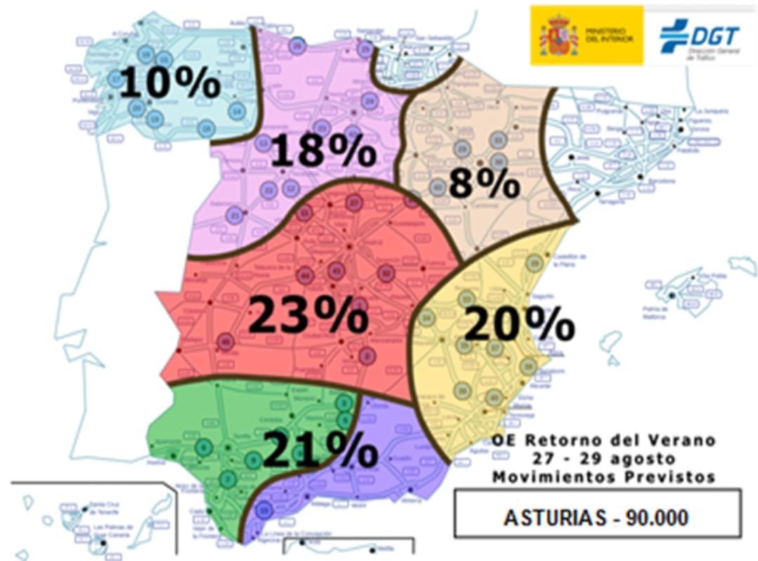 La DGT aconseja planificar el viaje, antes de salir