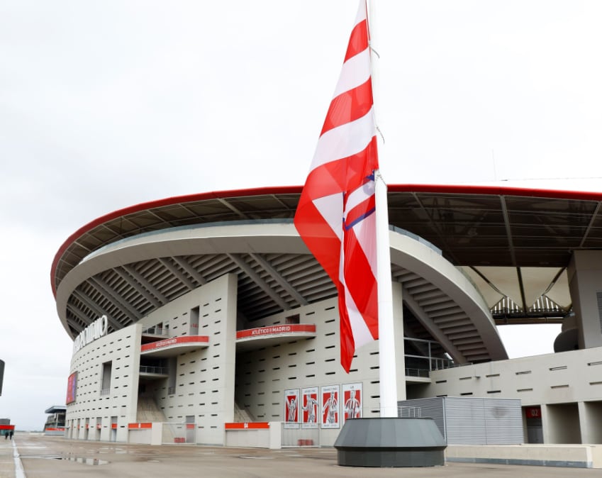 La bandera del Wanda Metropolitano ondeará a media asta por el fallecimiento del padre de Diego Pablo Simeone