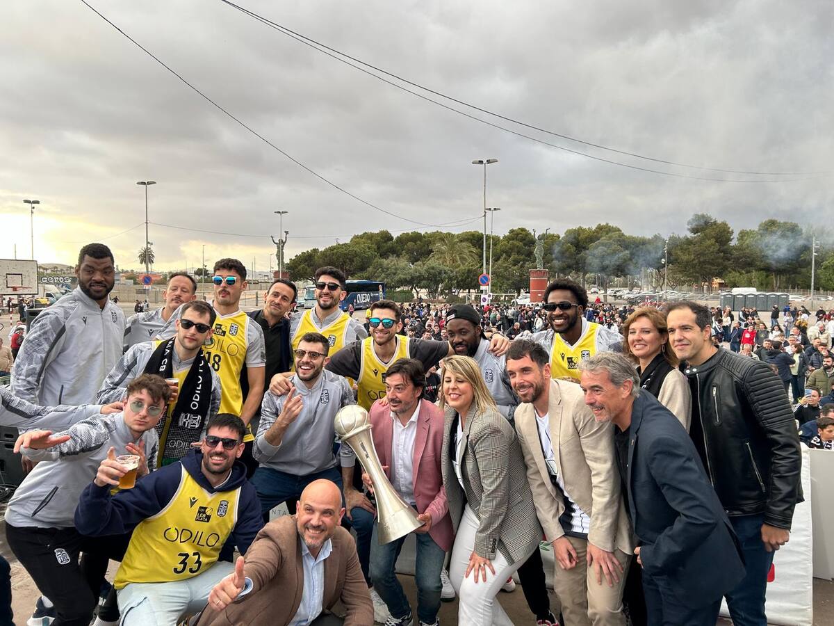 Entrevistas a Alex Jordá, Johan Kody y Jordi Juste en la celebración por el ascenso