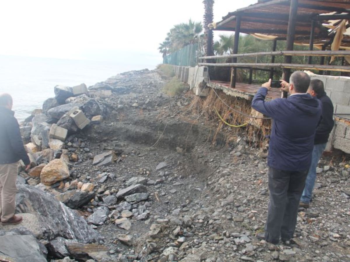 Ayudas para la costa que comienza a cuantificar daños del temporal