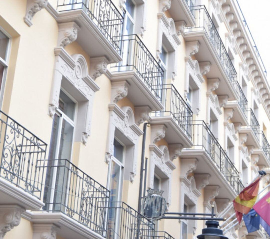 Imagen de archivo de la residencia de la calle Caballero en Cartagena.