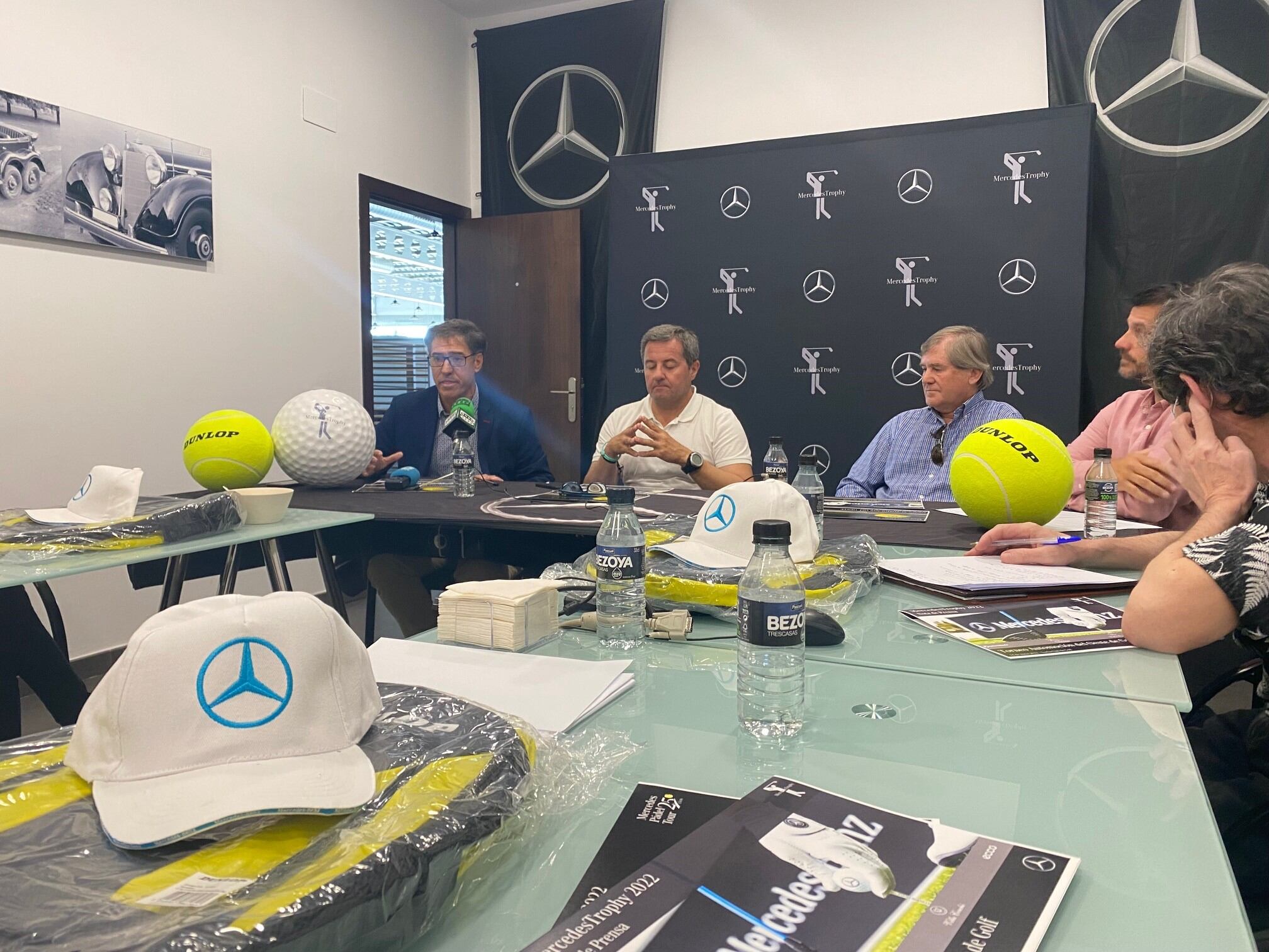 Presentación del Torneo Automoción del Oeste de Golf y el Mercedes Pádel Tour.