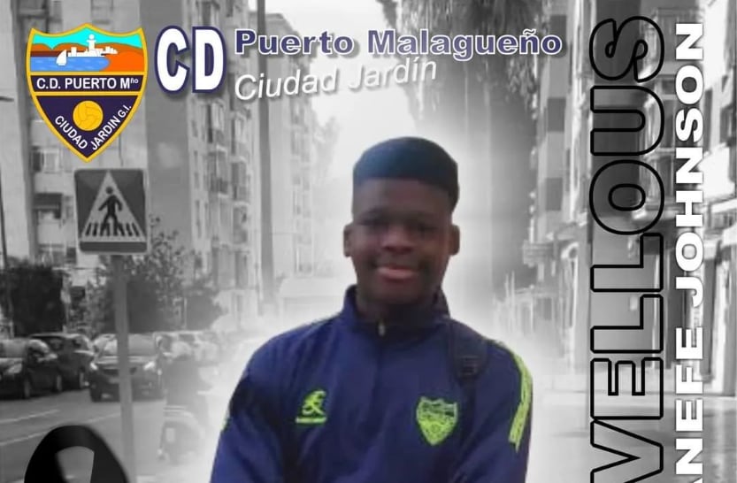 Imagen del joven jugador fallecido