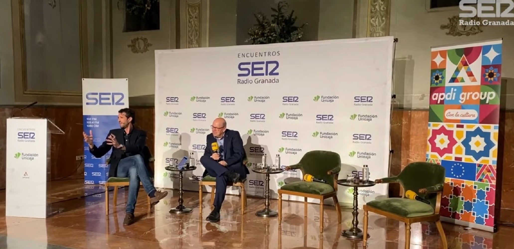 'Encuentros SER' Radio Granada y Fundación Unicaja en el Hotel-Palacio Santa Paula de Granada