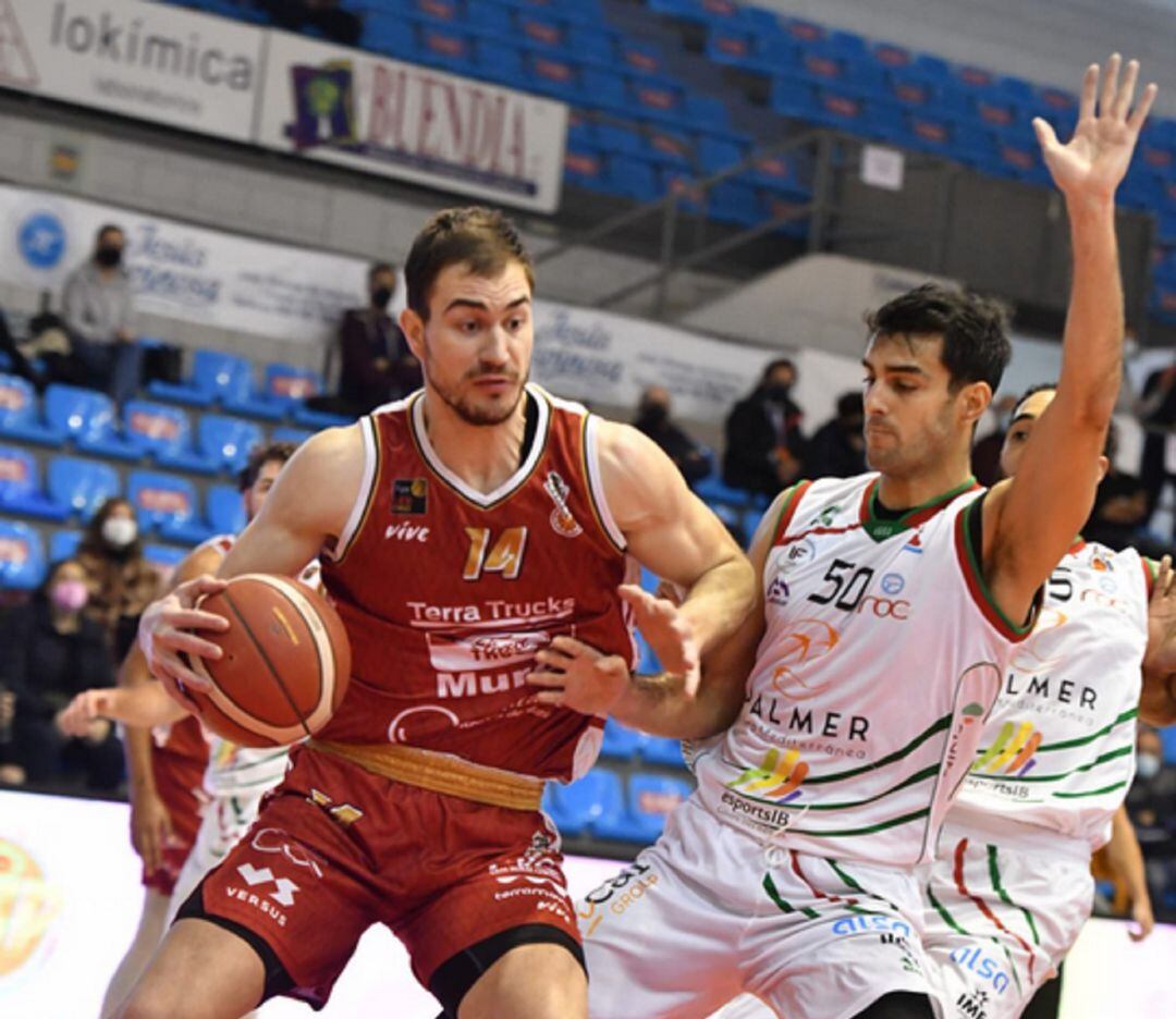 Fotografía del partido entre Real Murcia y Palma