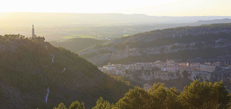 Vistas de Cuenca desde el fortín de la guerra civil.