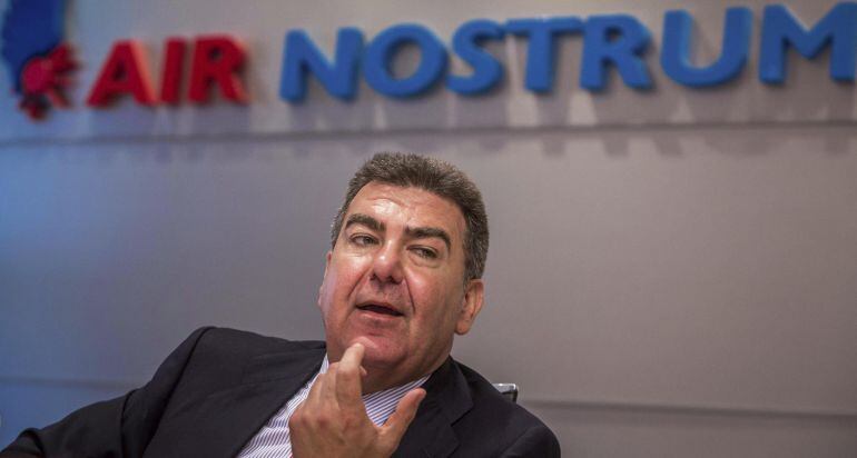 El presidente de Air Nostrum, Carlos Bertomeu, presenta los resultados del pasado ejercicio e informa de los planes futuros de esta compañía aérea.