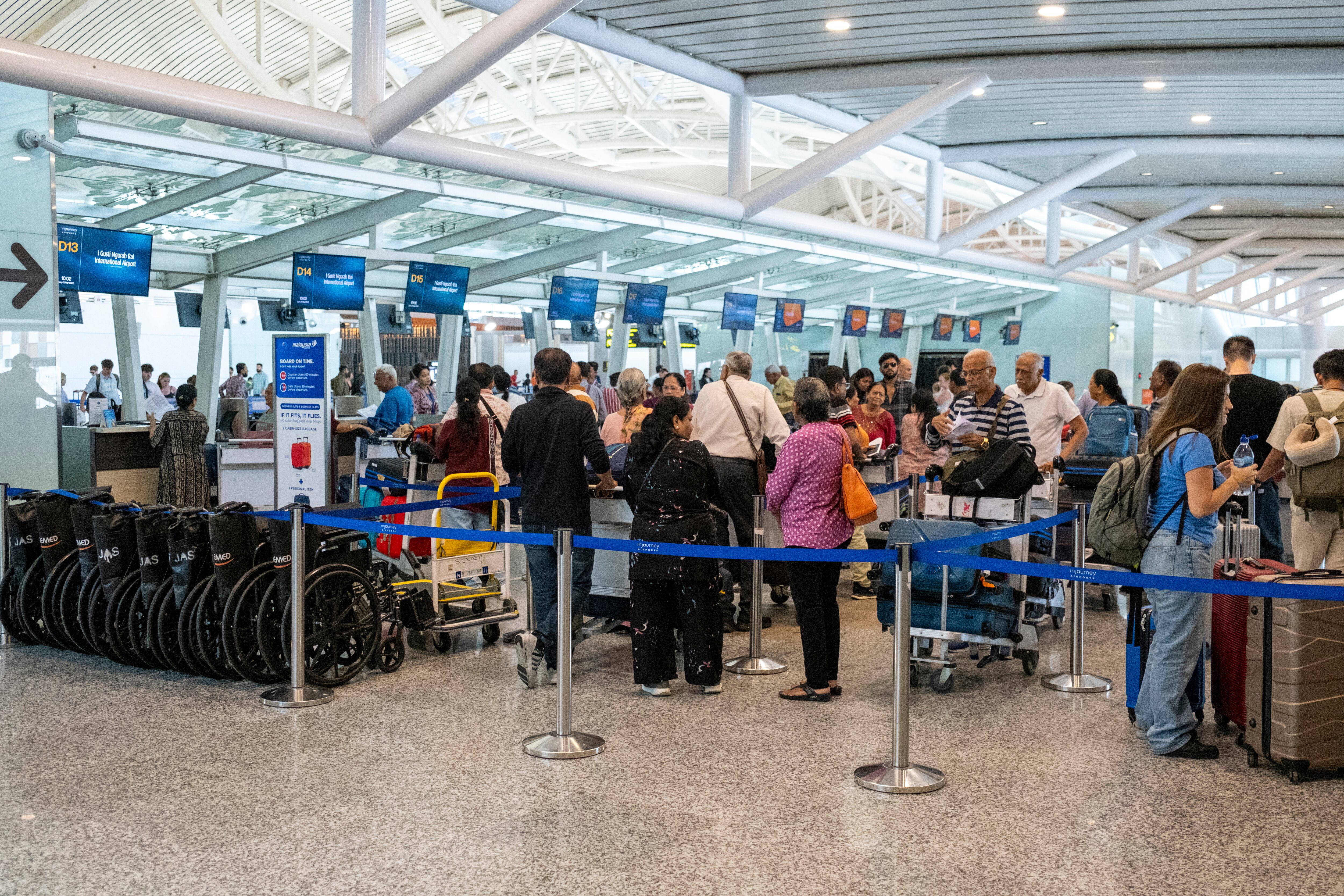BADUNG (Indonesia). Vuelos cancelados en Bali por el ataque de EEUU e Israel a Irán. EFE/EPA/MADE NAGI