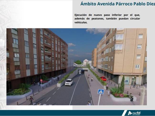Nuevo paso subterráneo en Párroco Pablo Díez