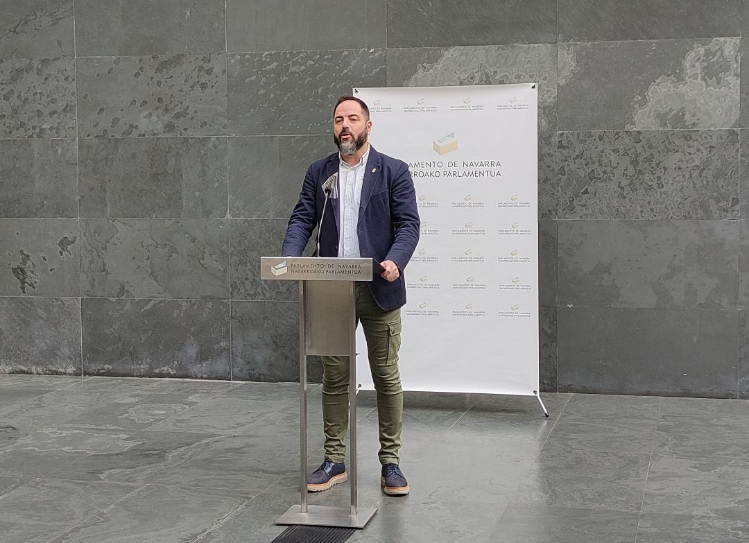 Ramón Alzórriz, portavoz del PSN.