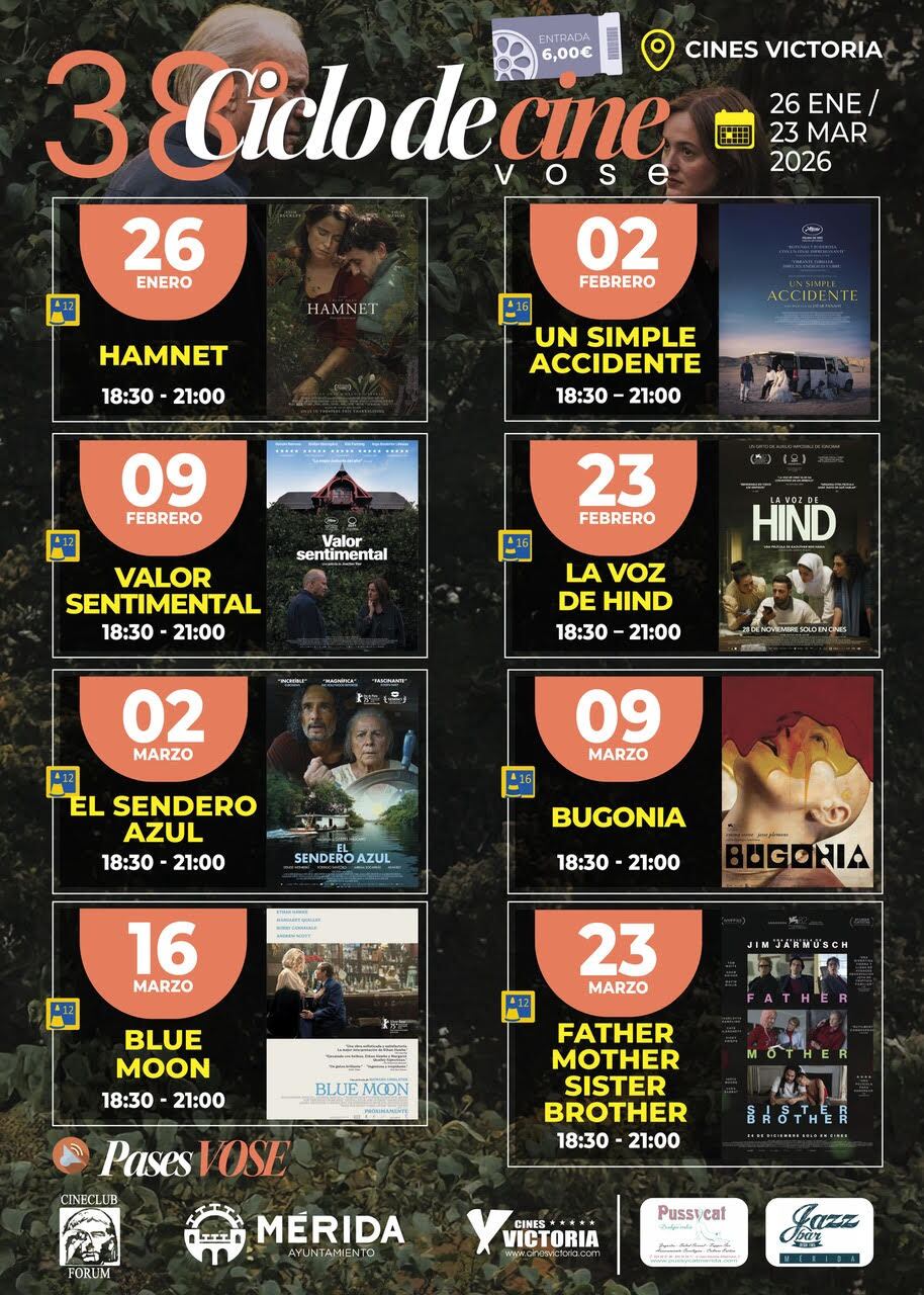 Cartel 38º Ciclo de Cine en VO