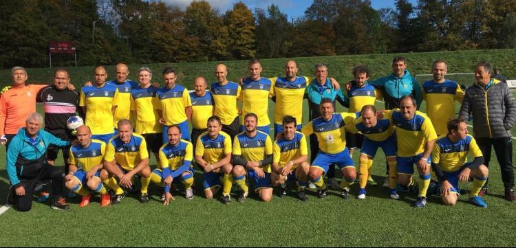 Campillo, junto al equipo de veteranos
