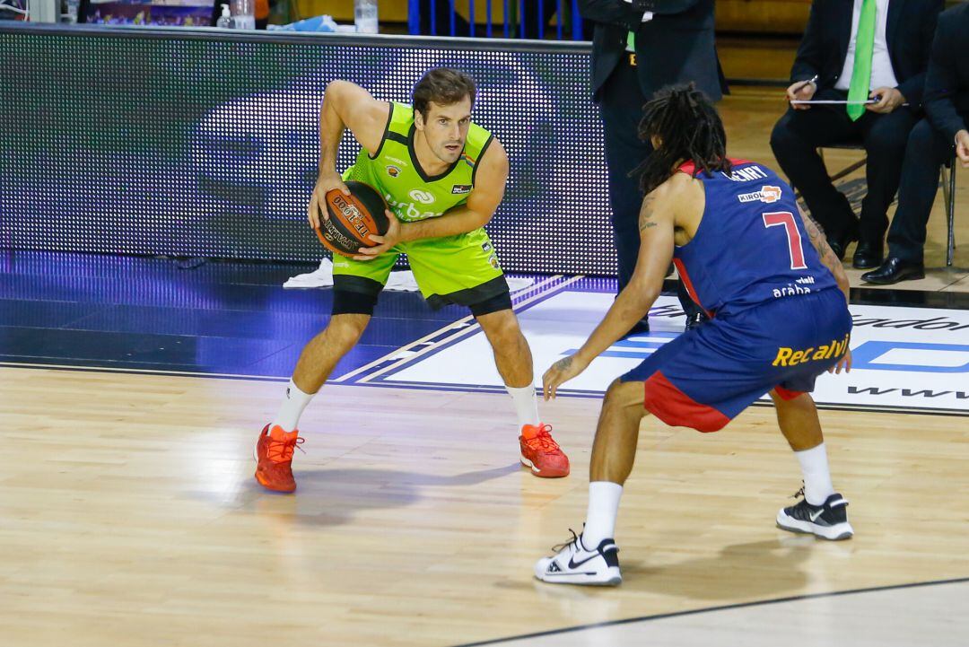 Tomás Bellas en un partido con el Urbas Fuenlabrada