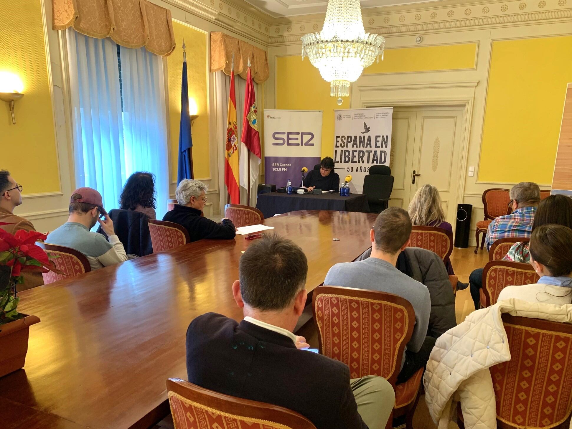 El programa se ha emitido desde el Salón Amarillo de la Subdelegación del Gobierno en Cuenca.