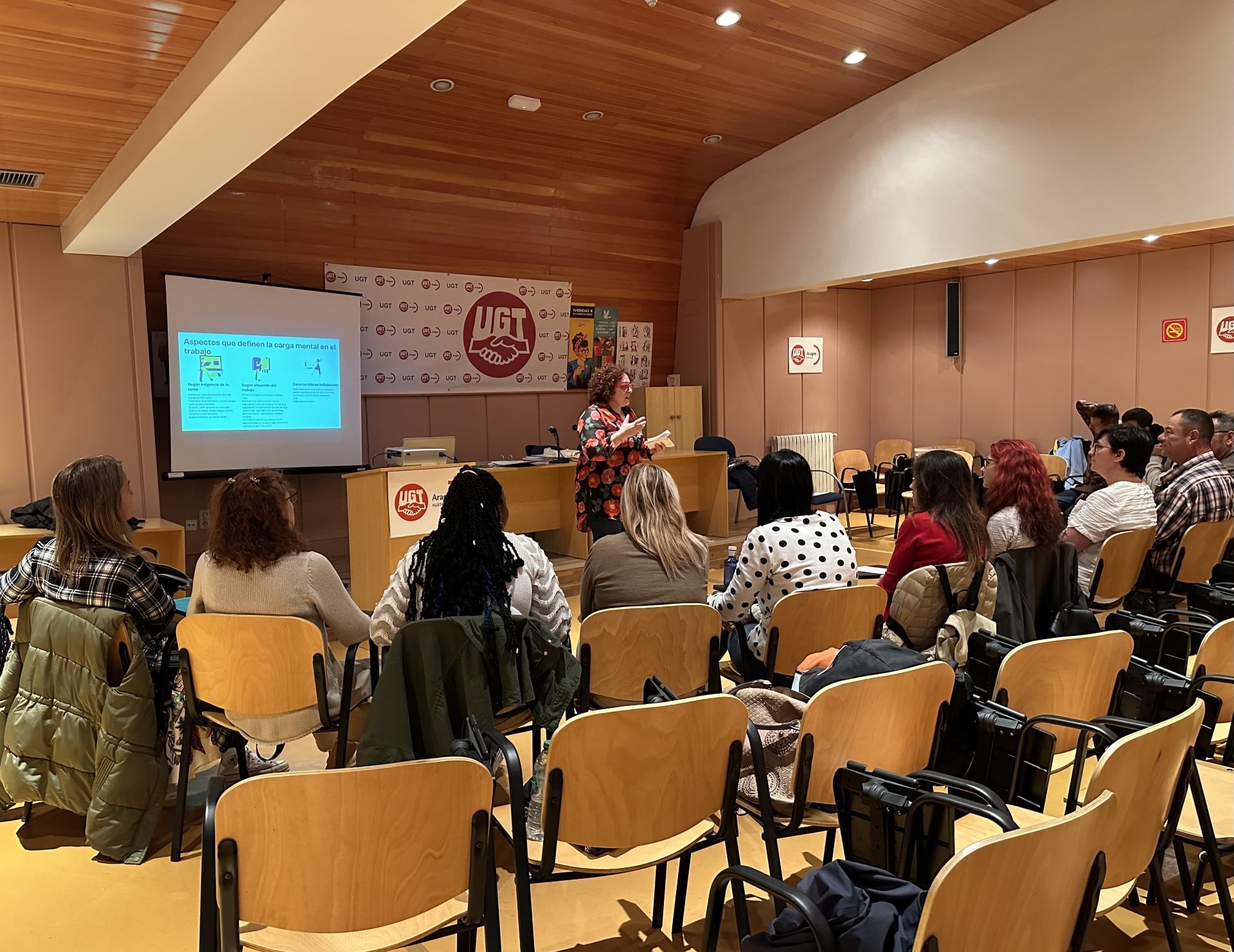 Taller formativo de UGT Aragón en Huesca