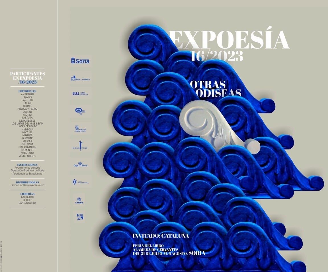 Cartel de Expoesía Soria 2023.