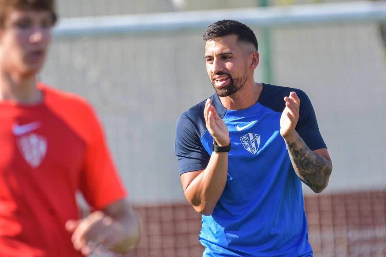 Sebas Martínez, entrenador del Huesca B