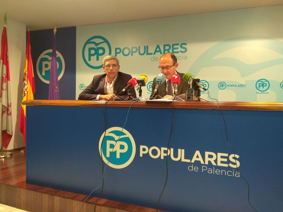 Juan Jesús Blanco y Jorge Martínez, procuradores del PP por Palencia