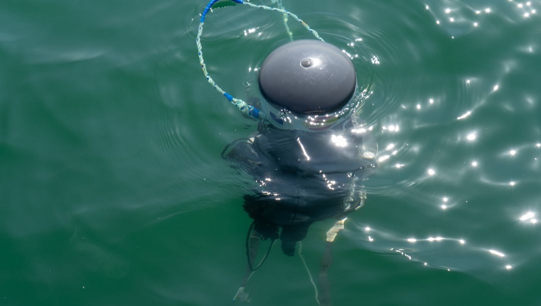 Boya para medir el estado del agua en el Mar Menor 