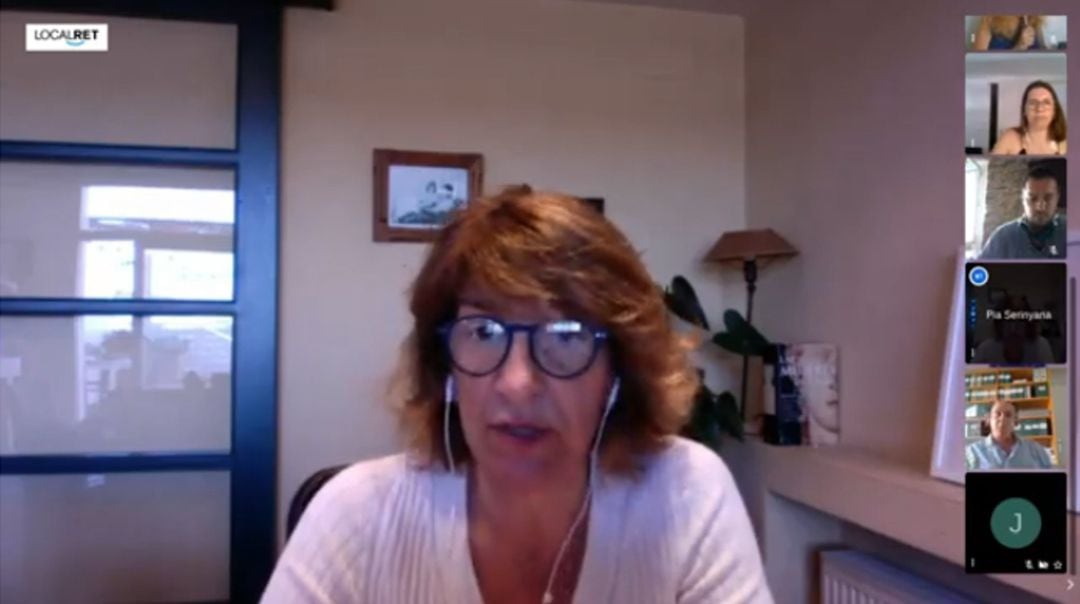 Captura del ple extraordinari virtual de Cadaqués 