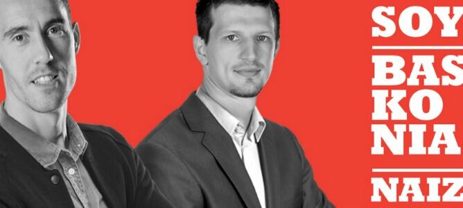 Prigioni y Teletovic, imagen de la campaña de ampliación de capital &quot;Soy Baskonia. Baskonia naiz&quot;