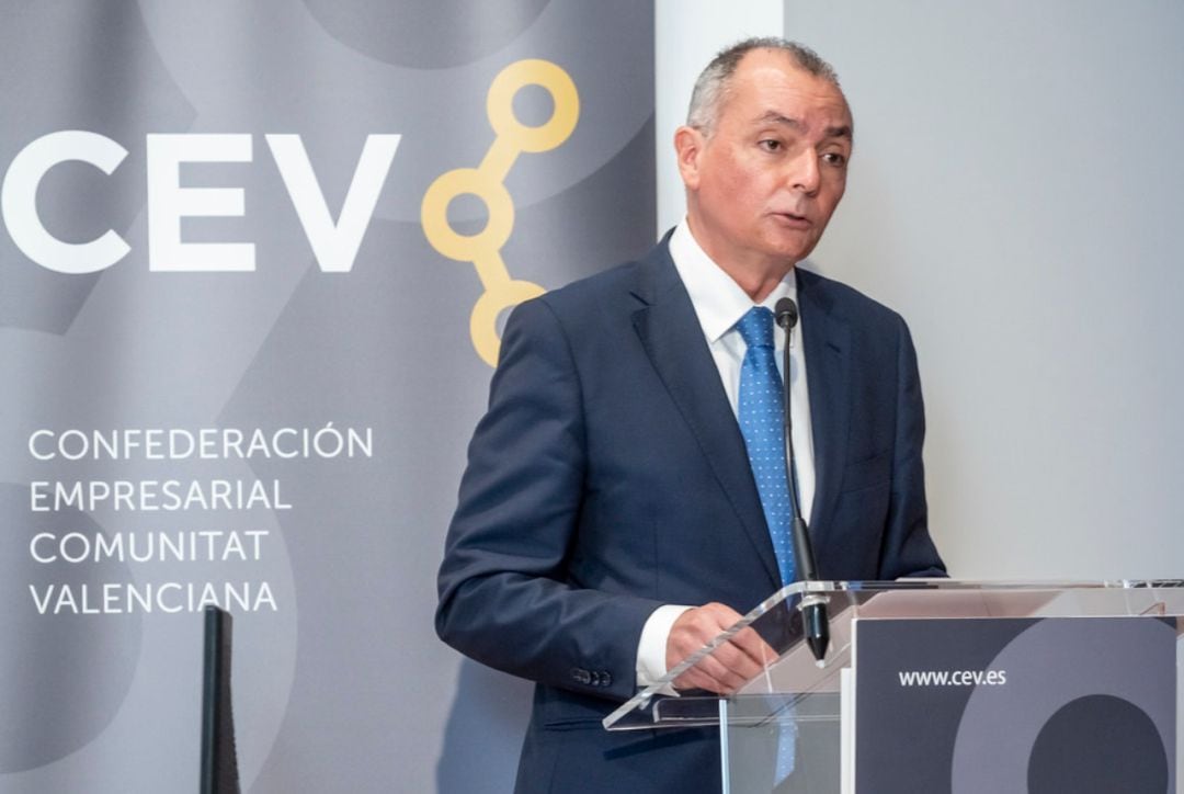 Salvador Navarro, presidente de la patronal empresarial autonómica, la CEV.